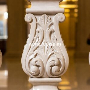 Designer Entrance Stone Balusters Oil Rubbed Copper Balusters