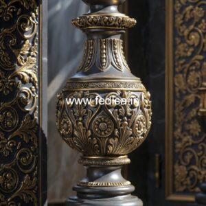 7. Hand-carved Marble Balusters For Premium Projects Horizontal Iron Balusters
