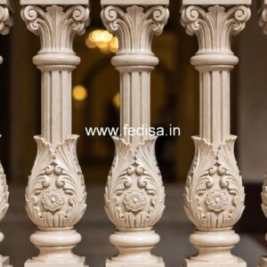 Creative Marble Baluster Designs Square Balusters White