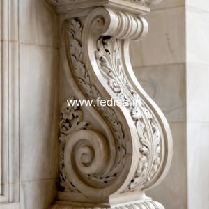 11. Modern Stone Baluster Designs For Stylish Homes Vinyl Deck Balusters