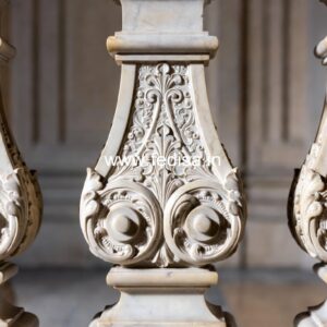 19. Latest Stone Baluster Trends Square Wood Spindles