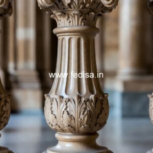 Designer Stone Railings For Villas Square Banister