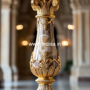 Traditional Marble Railing Balusters Fluted Balusters