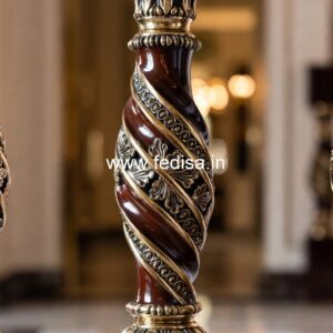 Vintage Marble Balusters For Staircases Square Iron Spindles