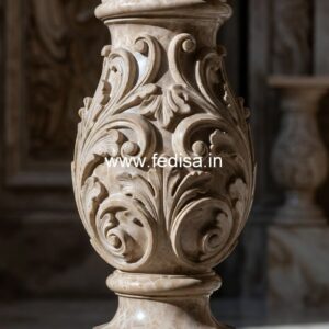 Luxury Marble Baluster Inspirations White Composite Spindles
