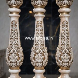 8. Luxury Marble Stone Baluster Designs Baluster Steel