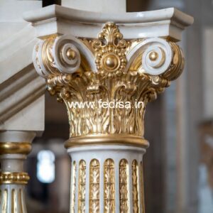 Unique Modern Marble Baluster Concepts Deck With White Spindles