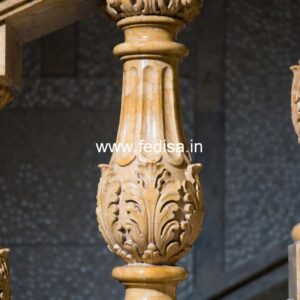 Traditional Marble Railing Balusters Decorative Deck Spindles
