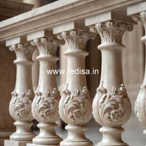 Eye-catching Marble Railing Designs Fitting Banister Spindles