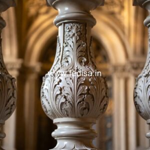 Elegant Interior Staircase Railings Outdoor Wood Spindles