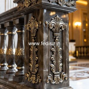 2. Premium Stone Balusters For Staircase Railings Porch With Spindles