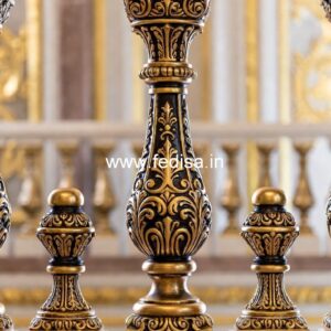 4. Designer Stone Balusters For Luxury Interiors Powder Coated Spindles