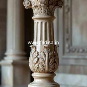 Custom Exterior Stone Railings Square Turned Spindles