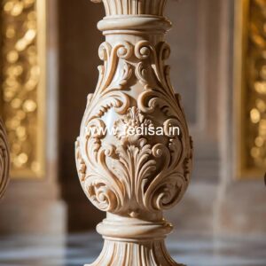 Grand Marble Baluster Designs Staircase With Square Spindles