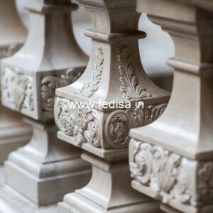 Railing Baluster Manufacturer & Supplier In India White Square Spindle Staircase