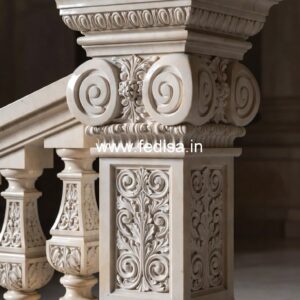 Custom Baluster Design Services For Staircases White Staircase With Wrought Iron Spindles