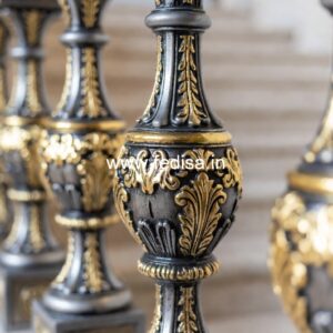 Premium Staircase Baluster Designs For Villas Wood And Metal Spindles