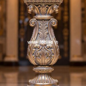 10. High-class Stone Baluster Ideas Wrought Iron Balustrade