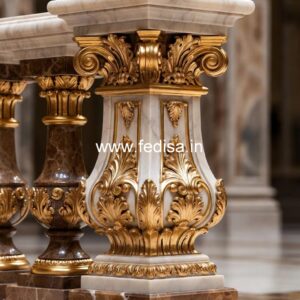 Glossy Finish Marble Baluster Designs Composite Decking Rails And Spindles