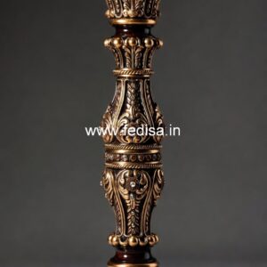 Handcrafted White Marble Railings Rebar Balusters