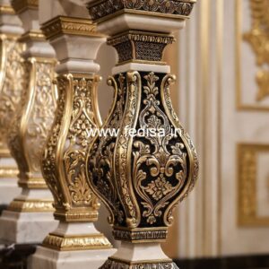Artistic Marble Baluster Designs Aluminum Pickets