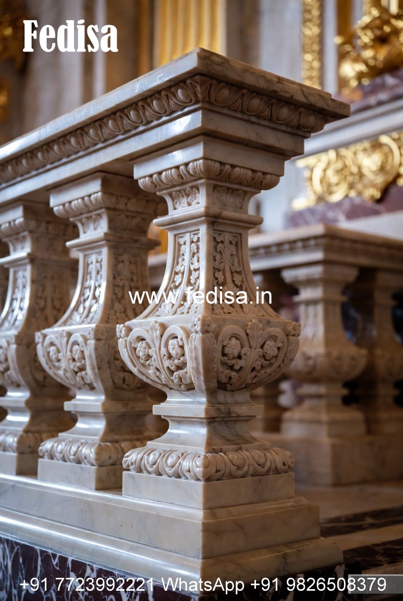 Luxury Design Railings For Villas 32 Inch Balusters