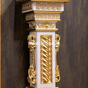 13. Minimal Stone Baluster Designs For Interiors Brushed Nickel Spindles