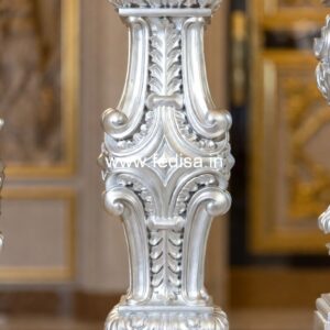 14. Sleek Stone Balusters For Modern Staircases Internal Metal Balustrade