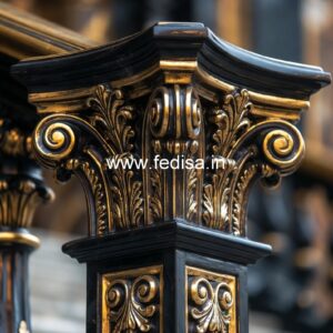 Trending Stone Railing Designs Square Baluster Railing