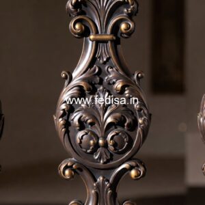 Natural Marble Stone Balusters Iron Bannister Spindles