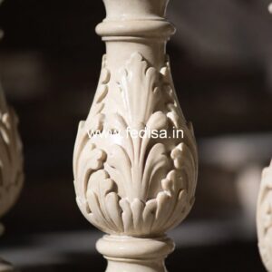 Must-see Marble Staircase Designs Wood Railing With Metal Balusters