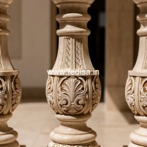 Elegant Home Exterior Stone Designs Pre Drilled Baluster Rail