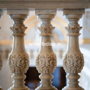 Luxury Marble Staircase Baluster Designs Aluminum Fence Spindles