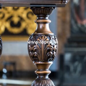 High-end Marble Railing Solutions Wood Deck Railing With Aluminum Balusters