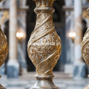 Architectural Marble Railing Designs Knuckle Iron Balusters
