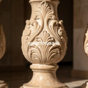 Luxury Metal Balusters For Home Interiors White Composite Spindles