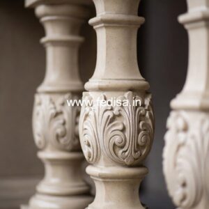 9. Decorative Stone Balusters For Royal Interiors Attaching Balusters