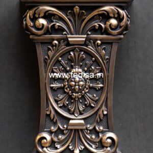 Handcrafted Marble Stone Railings Cast Iron Pickets