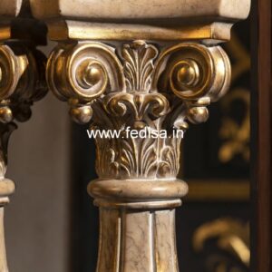 High-end Exterior Stone Designs Cheap Concrete Balustrades