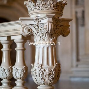 Custom Exterior Stone Railings Chrome Stair Balusters