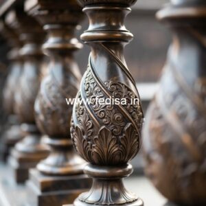 Sleek Marble Balusters For Modern Staircases Craftsman Style Balusters