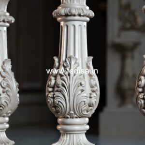 Unique Modern Marble Baluster Concepts Curved Baluster Railing