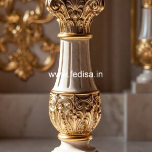 Traditional Marble Railing Balusters Cutting Stair Spindles