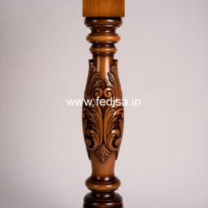 Decorative Classic Marble Railings Dark Railing White Spindles