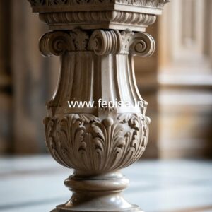 Natural Marble Stone Balusters Deck Stair Spindles