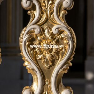 Designer Marble Railings For Villas End Baluster