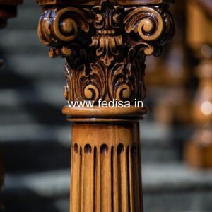 High-end Marble Railing Solutions Exterior Wood Balusters For Porch