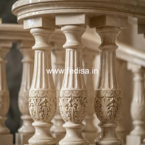 Luxury Garden Marble Baluster Railings Fitting Banister Spindles
