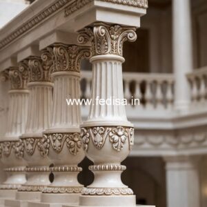 17. Creative Stone Baluster Designs Pipe Balusters