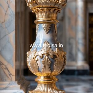 Classic Marble Baluster Railings Replacing Handrail And Spindles